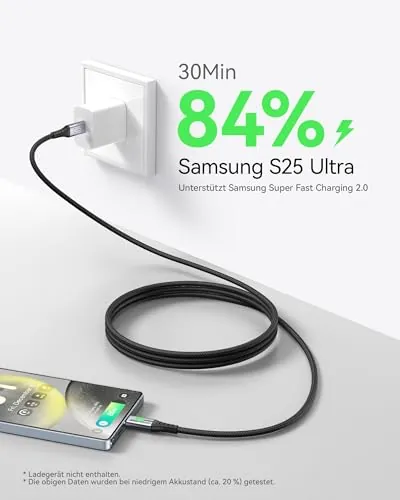 INIU 100W Short USB-C Cable Review: Fast Charging Ranked image 3
