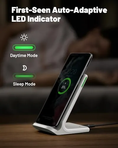 INIU Wireless Charger Station Review: 15W Qi Stand Ranked image 3
