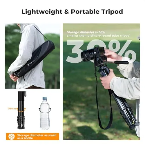 K&F CONCEPT 75-Inch Tripod Review: Travel Camera Stand image 3