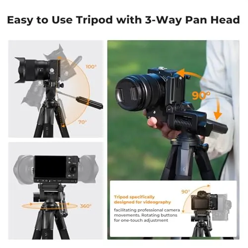 K&F CONCEPT 75-Inch Tripod Review: Travel Camera Stand image 6