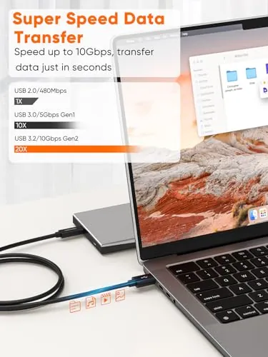 CableCreation USB C to USB A Cable Review image 3