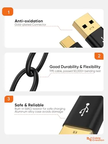 CableCreation USB C to USB A Cable Review image 5