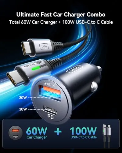 INIU Car Charger Review: 60W USB Car Charger Ranked image 2