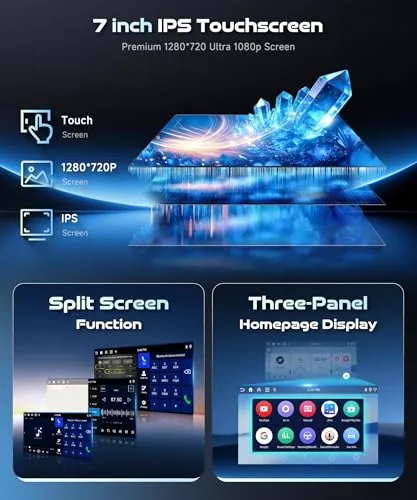 Podofo Android 15 Double Din Car Stereo Review image 4